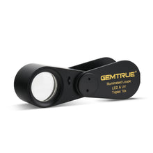 Load image into Gallery viewer, Illuminated Rechargeable LED &amp; UV Loupe Excellent Lens designed for Jewelers DK09103C
