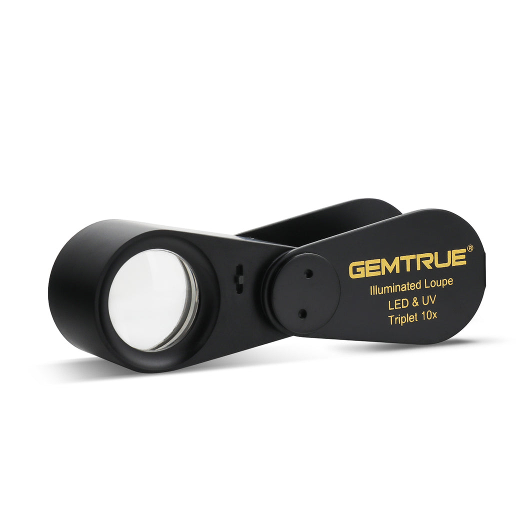 Illuminated Rechargeable LED & UV Loupe Excellent Lens designed for Jewelers DK09103C