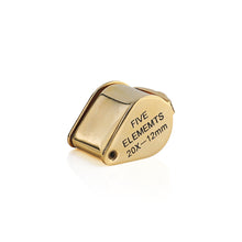 Load image into Gallery viewer, DK12009 - 20x 12mm Triplet Diamond Loupe in Gold Finish for Precision Gemstone Evaluation
