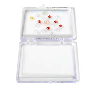 DK21674 - Clear gemstone box with sticky gel pad