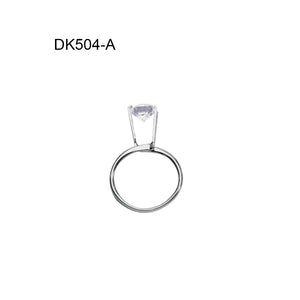 DK504 - Large Diamond Holder Adjustable Ring for Loose Gemstones