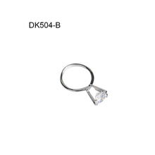 Load image into Gallery viewer, DK504 - Large Diamond Holder Adjustable Ring for Loose Gemstones
