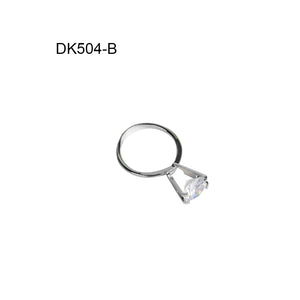 DK504 - Large Diamond Holder Adjustable Ring for Loose Gemstones